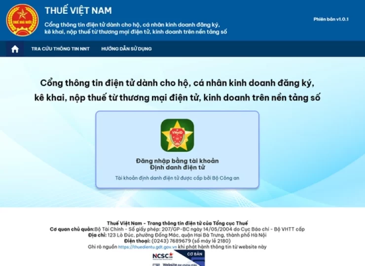 Cách đăng ký mã số thuế đuôi 888 cho hộ kinh doanh online