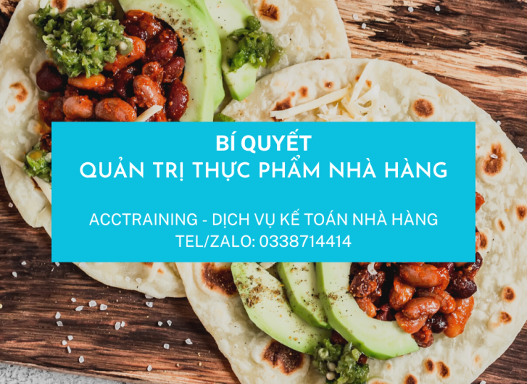 TỐI ƯU QUẢN LÝ THỰC PHẨM NHÀ HÀNG